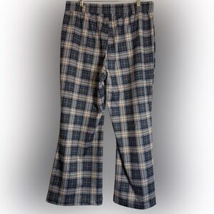 HALARA Women’s Navy and Beige Plaid Dress Pants